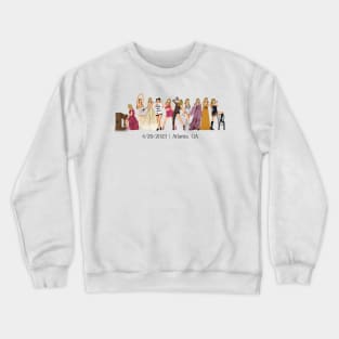 4/29 Atlanta Iconic Outfits Eras Lineup Crewneck Sweatshirt